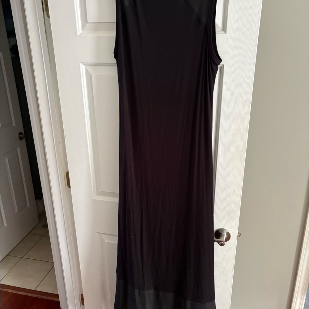 Calvin Klein Black Sleeveless Maxi Dress